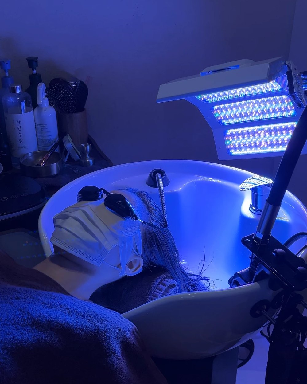 Scalp care during the Clear Spa